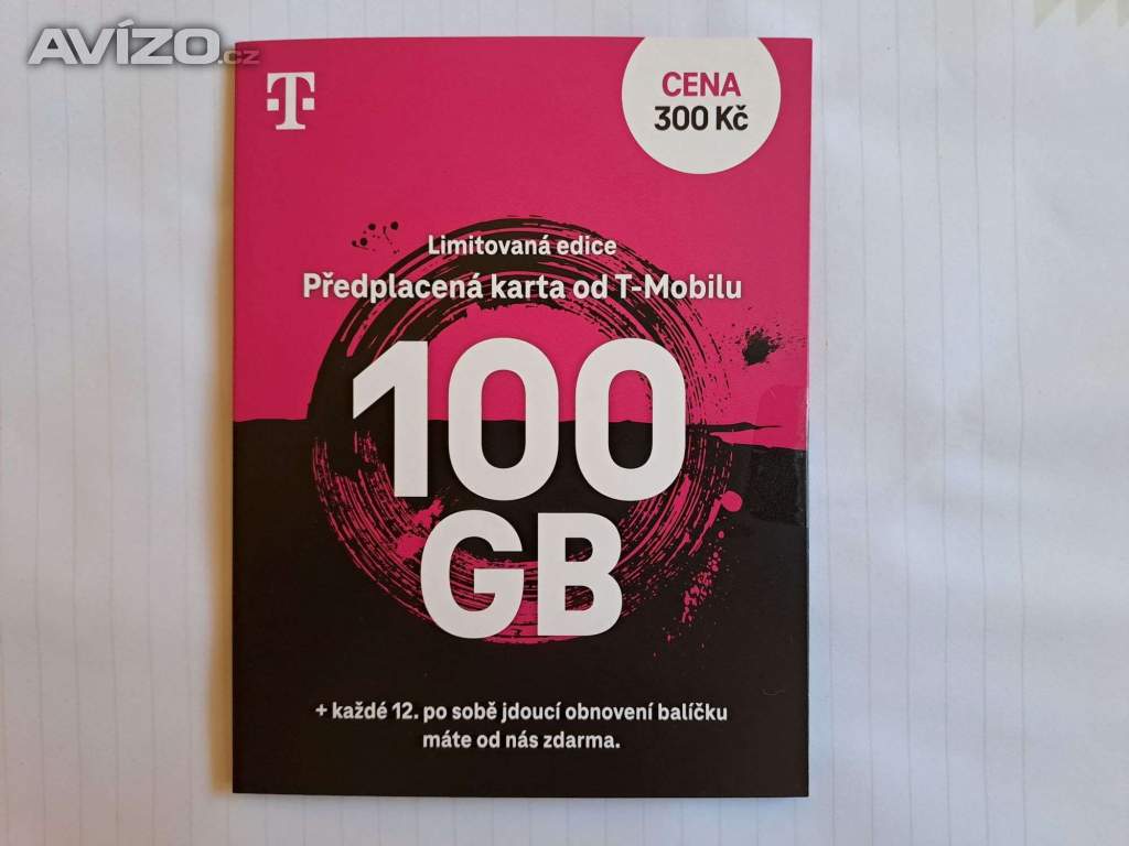 T-mobile Twist SIM karta 100GB