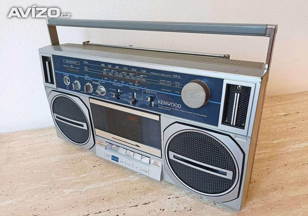 BOOMBOX Kenwood CR-100, made in Japan, rok výroby 1985