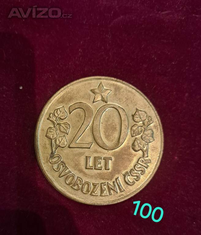 Medaile 4 - Politika - 20 let osvobození