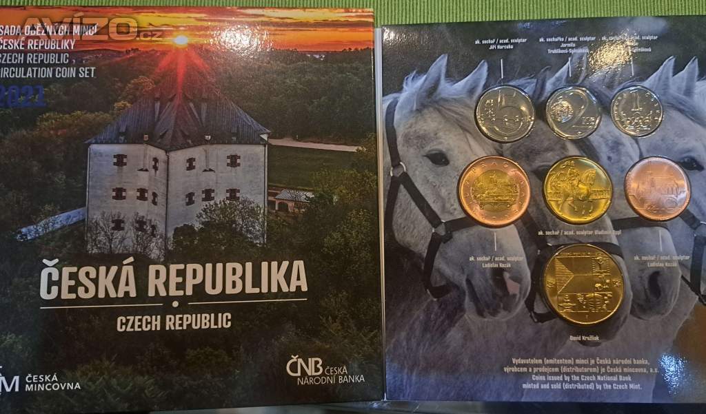 Sada oběžných mincí ČR 2021 standart