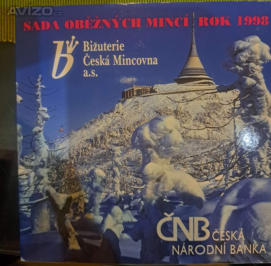 Sada oběžných mincí 1998 - Jizerské hory - Ještěd