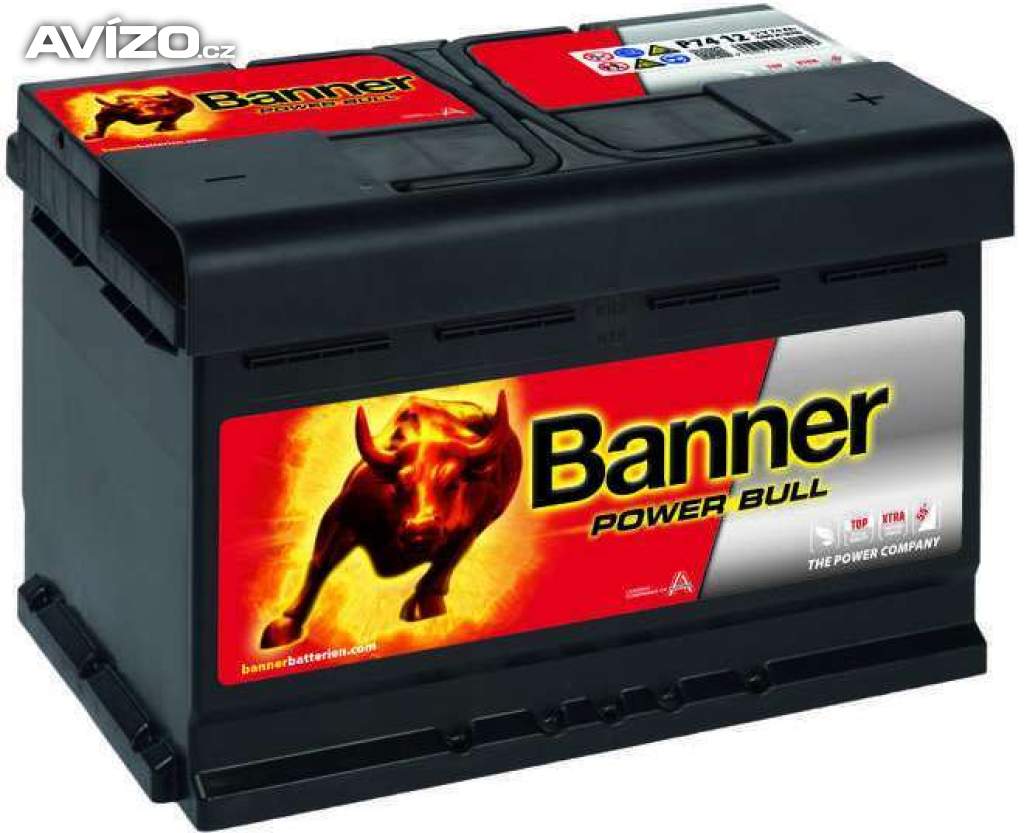 Autobaterie BANNER POWER BULL P7412 74Ah 680A