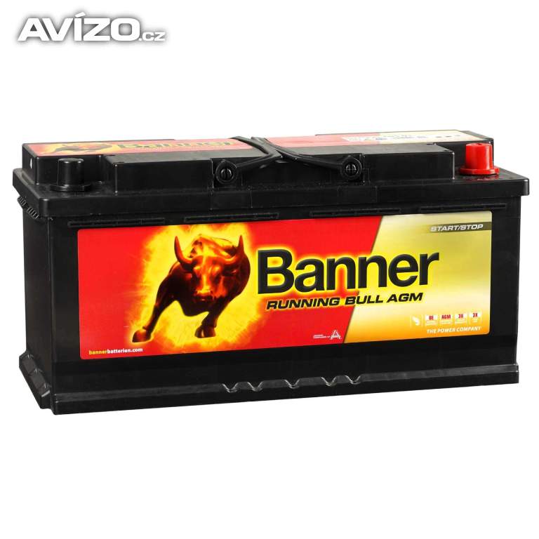 Autobaterie BANNER RUNNING BULL 105Ah 950A AGM P60501