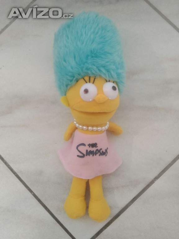 Plyšová Marge Simpsonová.