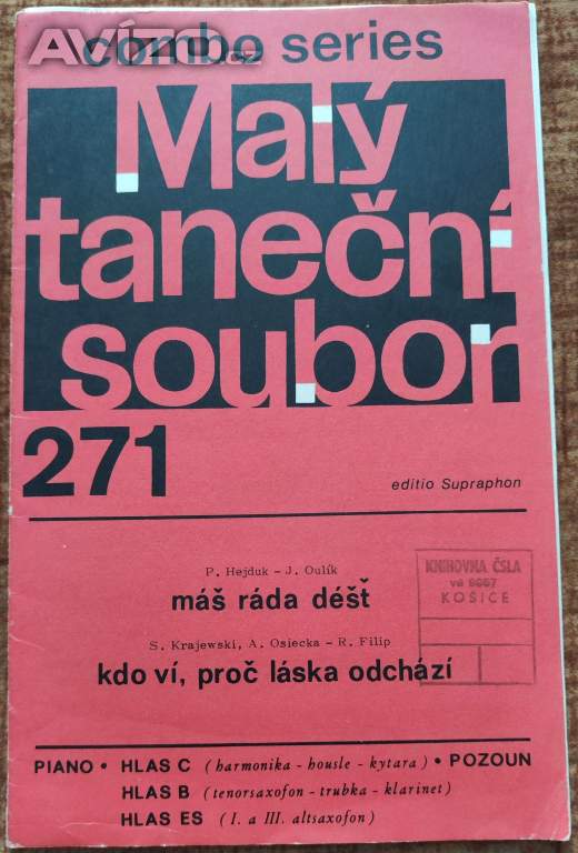 Noty - malý taneční soubor 271