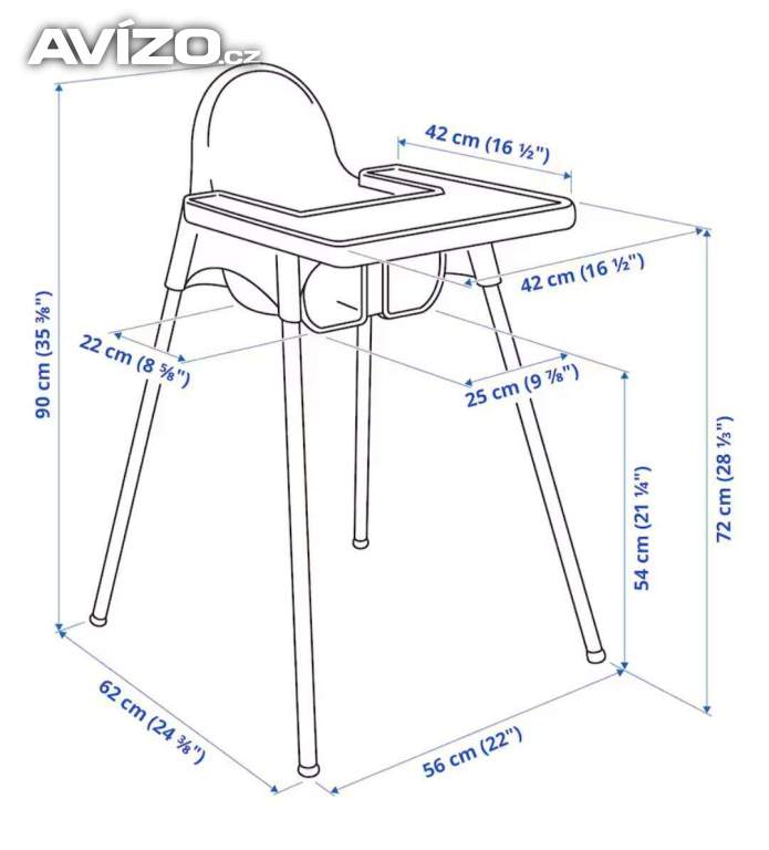 Jídelní stolička Ikea