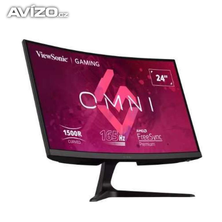 Herní Viewsonic VX2418C GAMING 165hz 1ms záruka