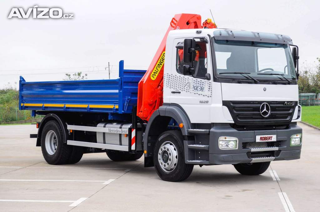 MERCEDES AXOR 1828 - TŘÍSTRANNÝ SKLÁPĚČ + HYDR. RUKA EURO4