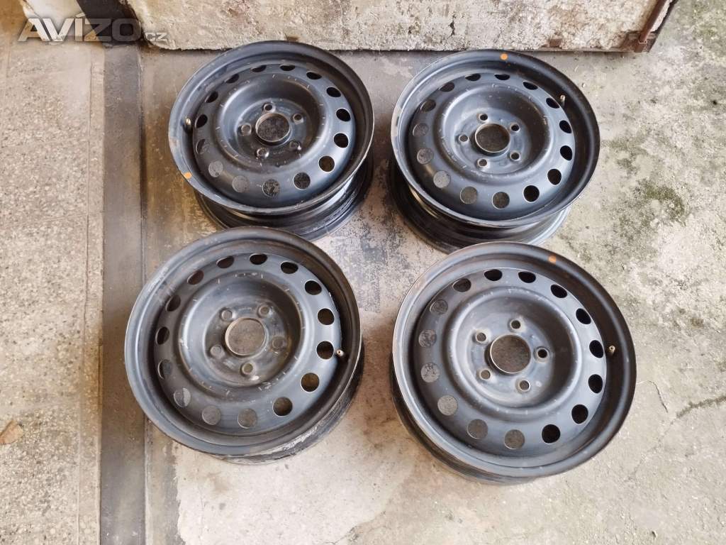 4x Plechové disky na KIA/Hyundai 51/2JX15 ET47