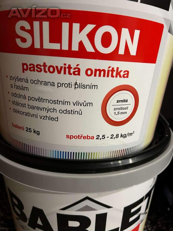 Omítka silikon