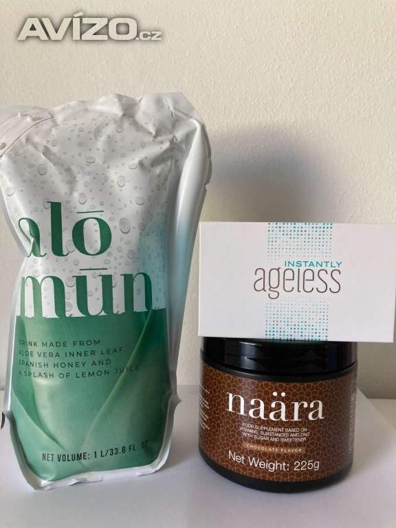 Alomun Aloe Vera, Naära, Instantly Ageless