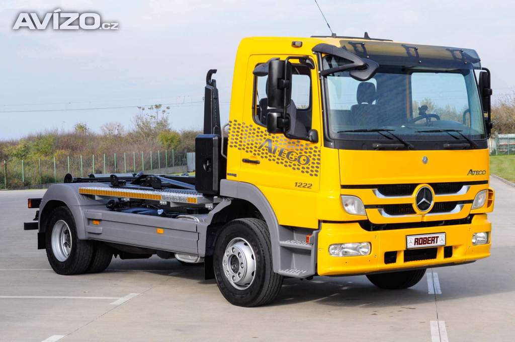 MERCEDES ATEGO 1222 - HÁKOVÝ NOSIČ KONTEJNERŮ EURO5