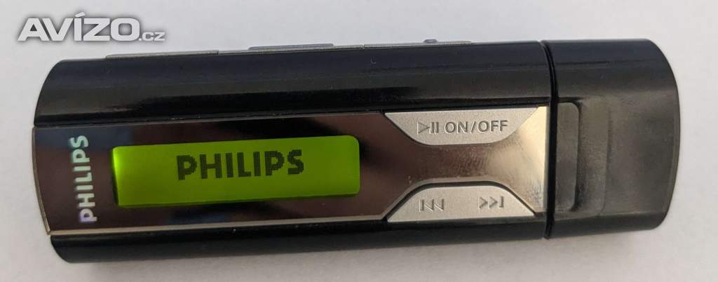 MP3 Přehrávač Philips 1 GB + sluchátka 