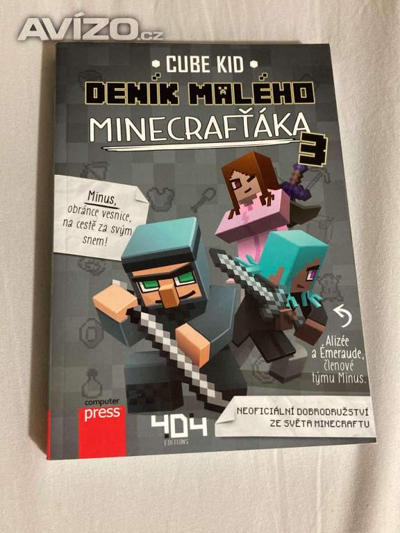 Deník malého Minecrafťáka - díl 3 (Jako nový)