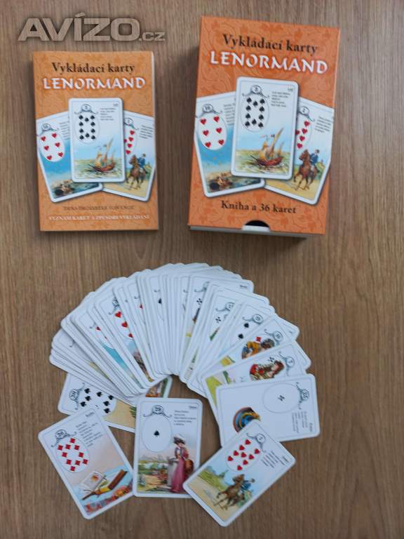 Prodám zcela nové karty Mlle. Lenormand v dárkové krabičce