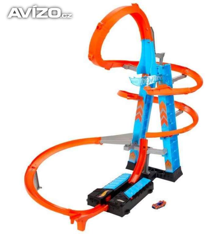 Autodráha Hot Wheels Sky Crash Tower Track