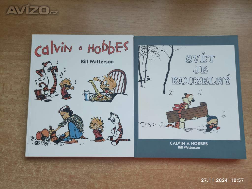 Komiks - Calvin a Hobbes díl 1 a 11 - B. Watterson