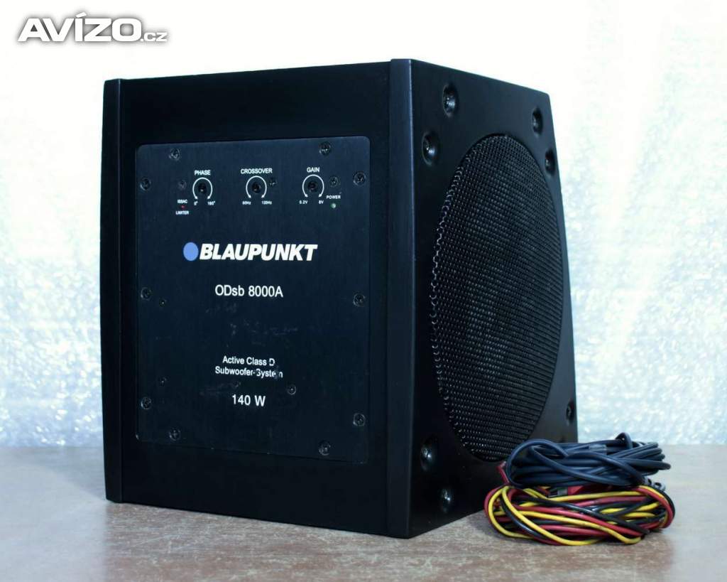 Aktivní subwoofer Blaupunkt.