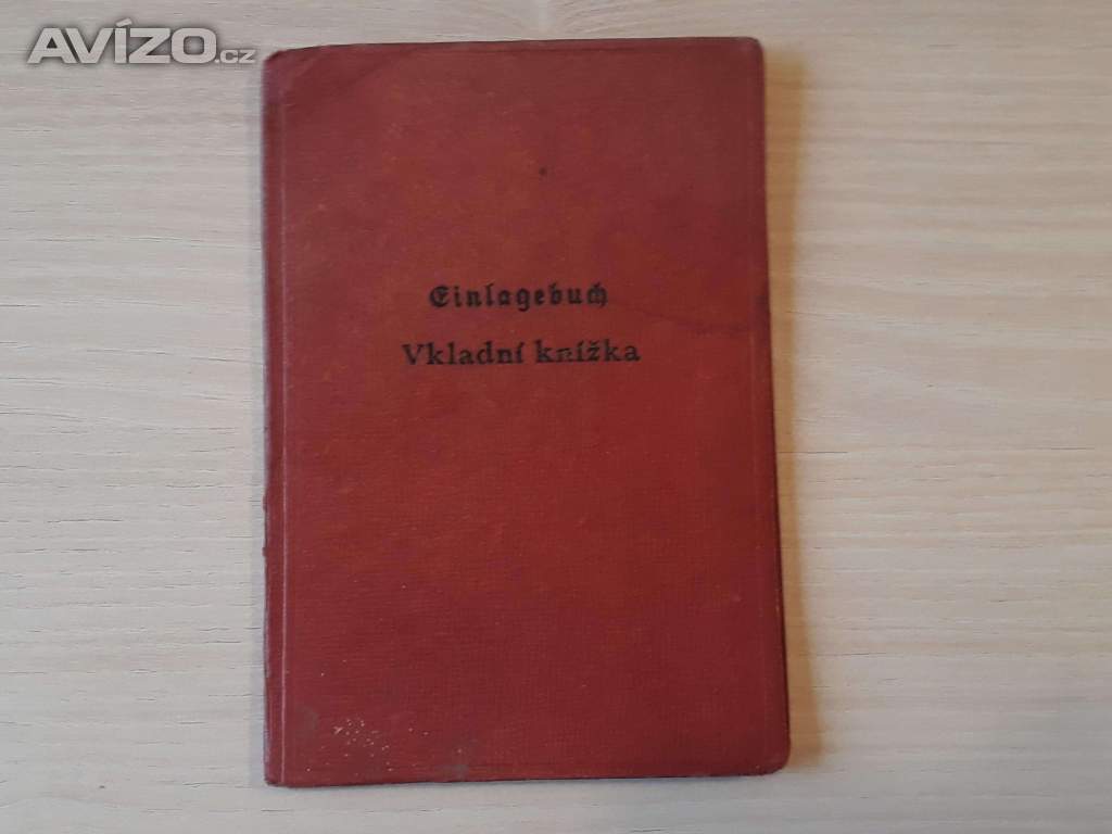 Vkladní knížka - Všeobecná záložna Uherské Hradiště 1943 