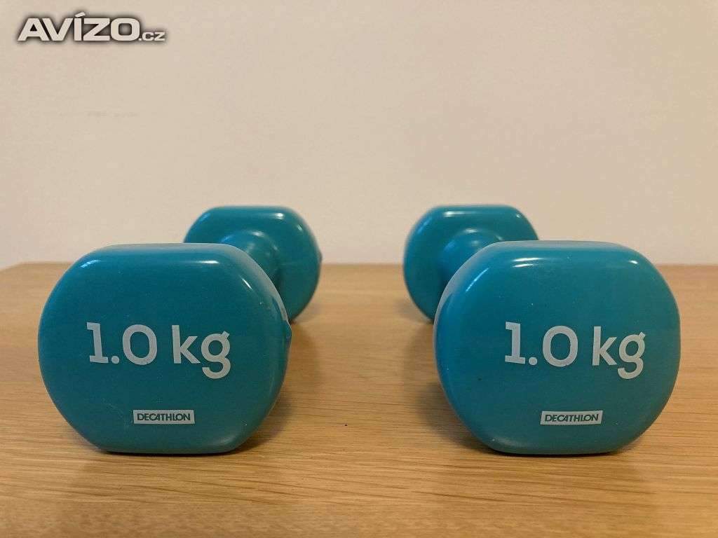 Posilovací fitness činky 2 × 1 kg