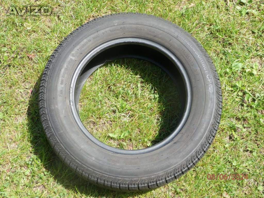 Prodám 1x Letní guma CONTINENTAL  CONTIECOCONTACT  CP  195/65 R15  1x8,6MM