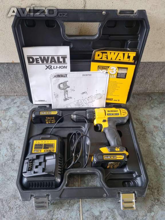 Aku vrtačka DeWalt DCD733C2