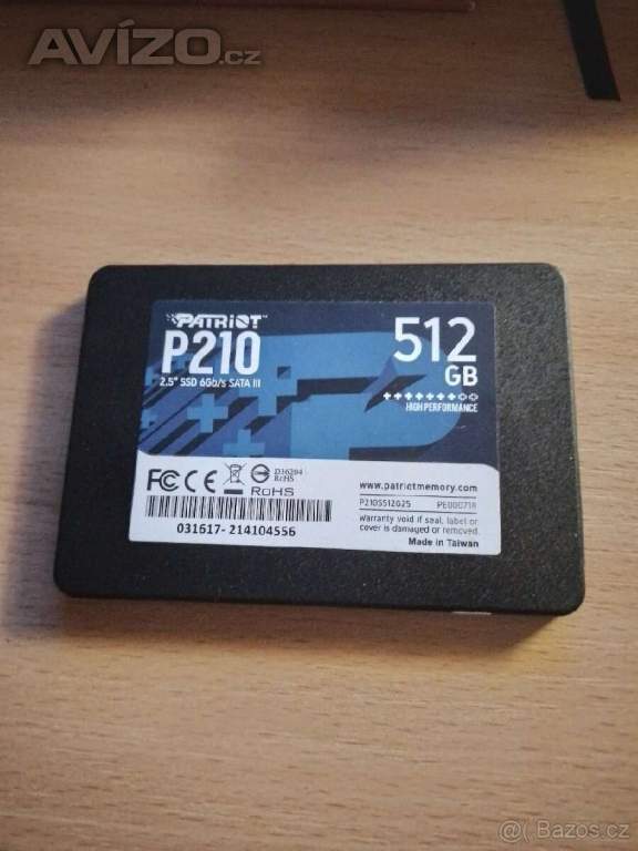 Patriot SSD 512GB.