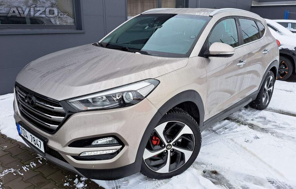 Hyundai Tucson, Navigace, kůže, kamera, Alu 19, 130 000 km