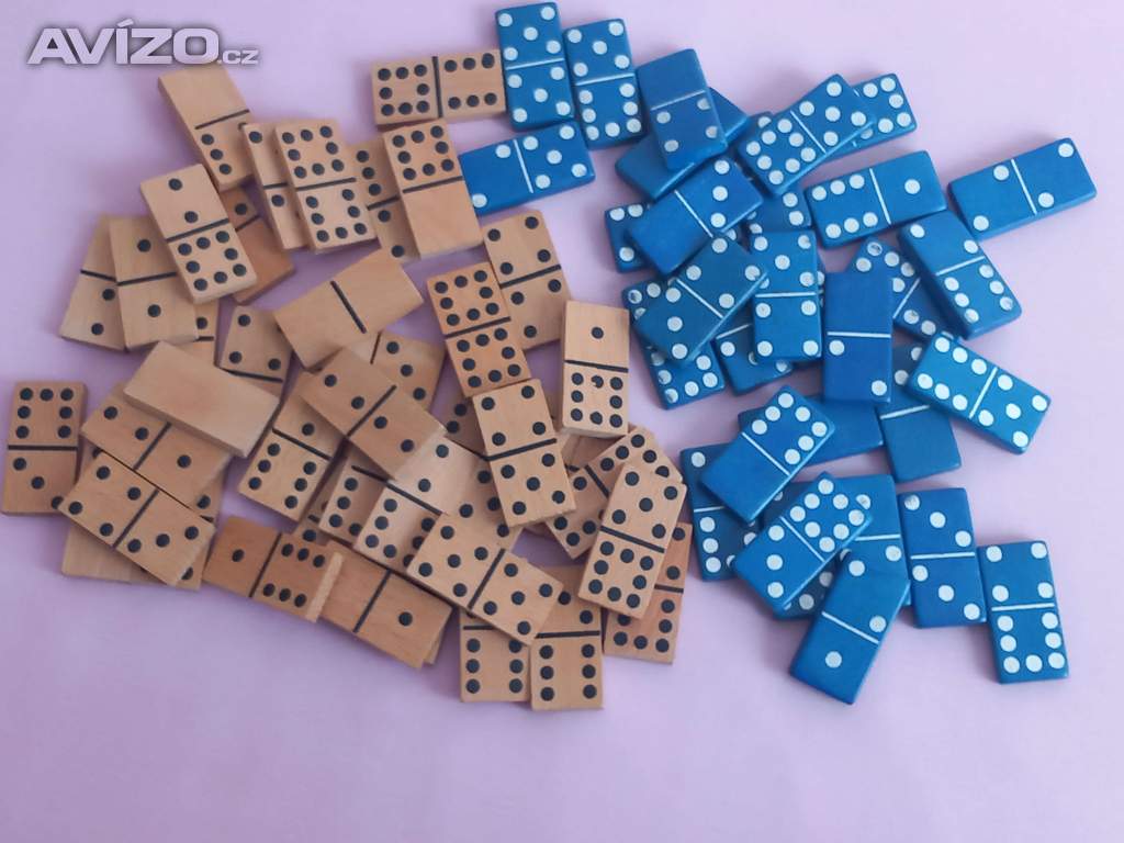 Domino, dřevěné, jako nové.