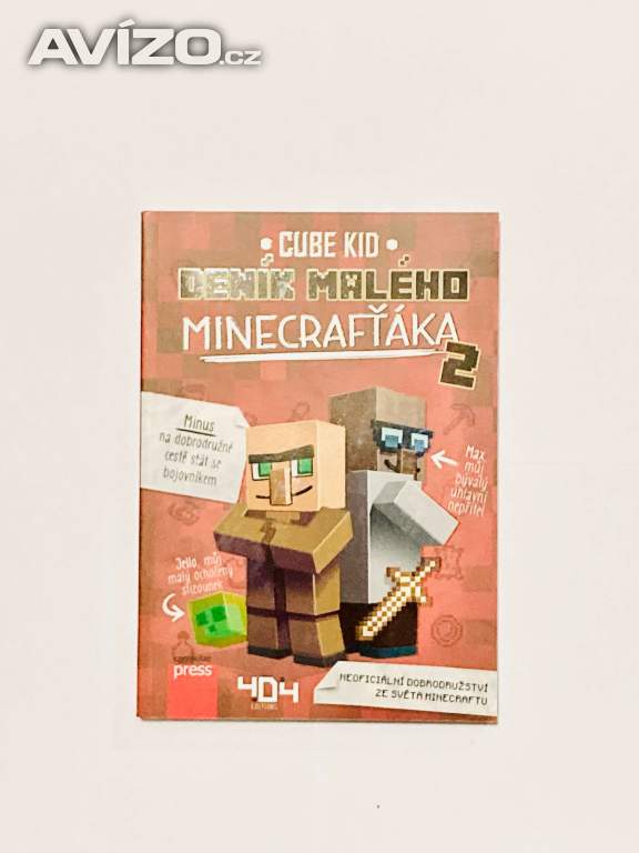 Deník Malého Minecrafťáka 2 – Skvělý stav, skvělá cena! Dobrodružstvý pokračuje.