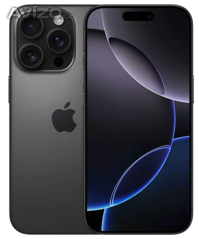 iPhone 16 Pro 256GB černý titan