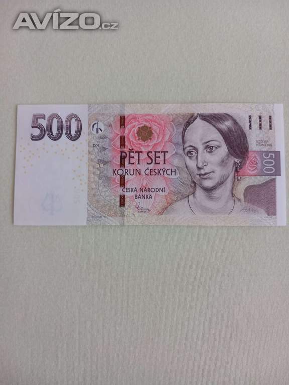 Bankovka 500 Kč, UNC, r. 2009, R47 . 