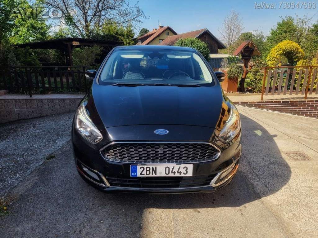 FORD S-MAX VIGNALE 2.0 132KW, 11/2016, FULL LED, KŮŽE, TOP VÝBAVA, SERVISKA, SUPER STAV