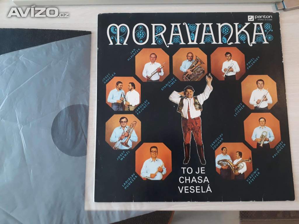 Moravanka, to je chasa veselá - prázdné obaly od LP desky 