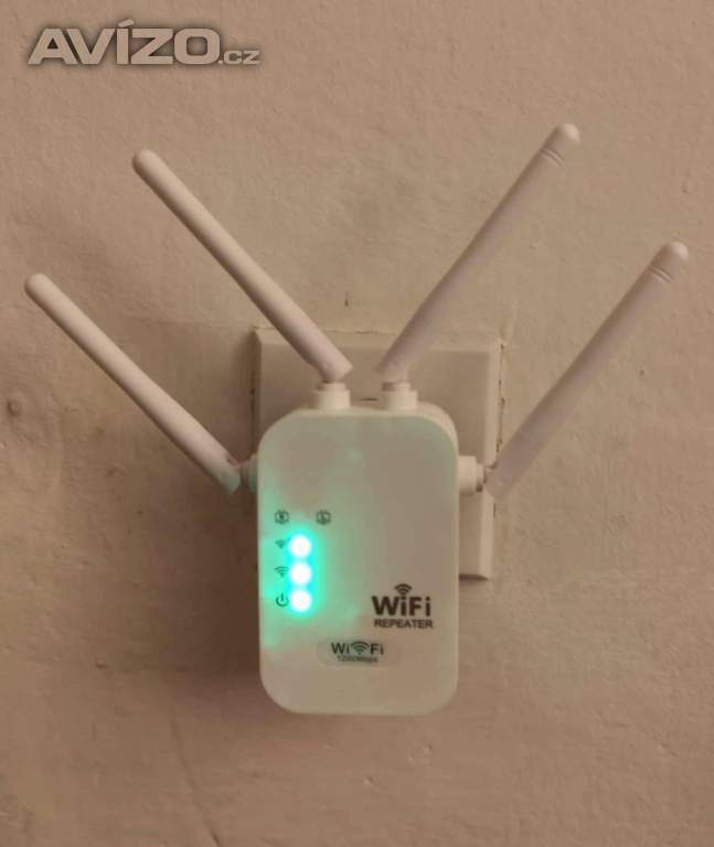 WiFi zesilovač 1200Mbps dvoupásmový