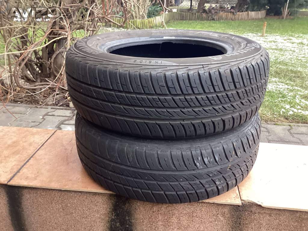 Prodám 2ks pneumatik Brilantis 2 letní. 185/60 R 14 vzorek 5,5 a 6,5 mm