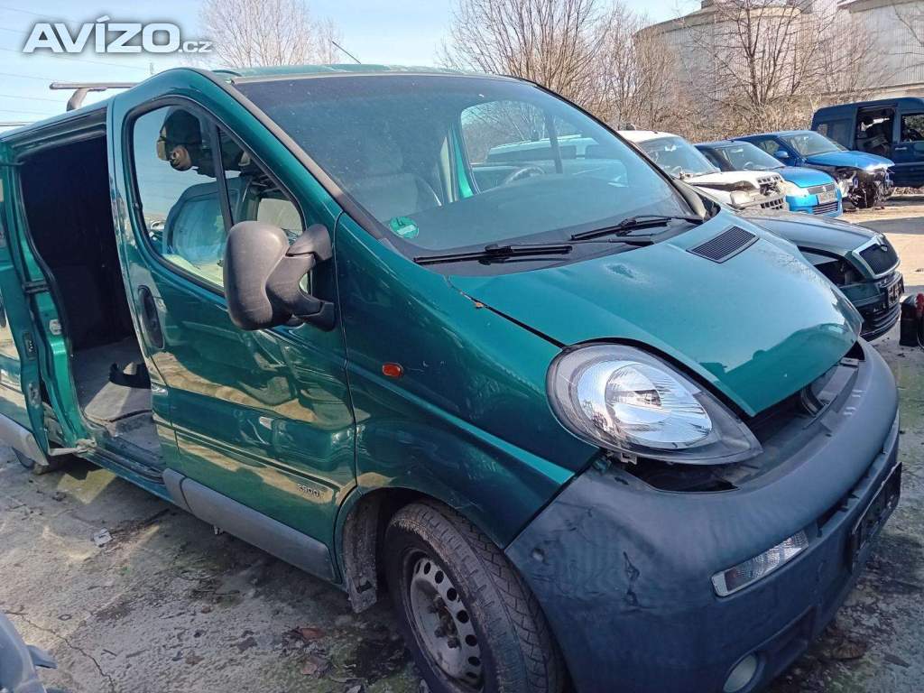 Opel Vivaro 2.5 DTI ( G9U - B7 ) 99kW r.2003 zelená