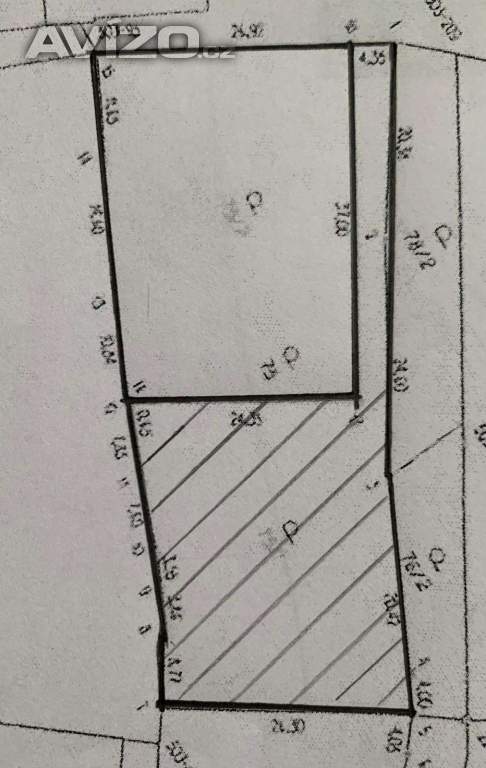 Prodej stavebního pozemku 900 m2