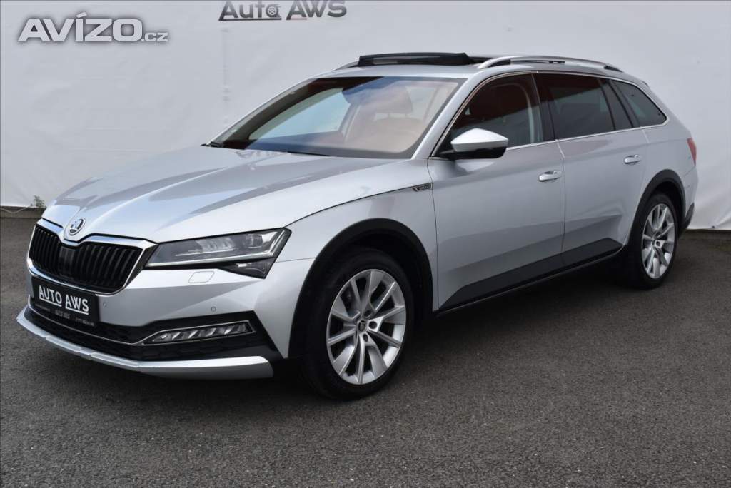 Škoda Superb 2,0 TDi  DSG 4x4 Scout Virtual Panorama