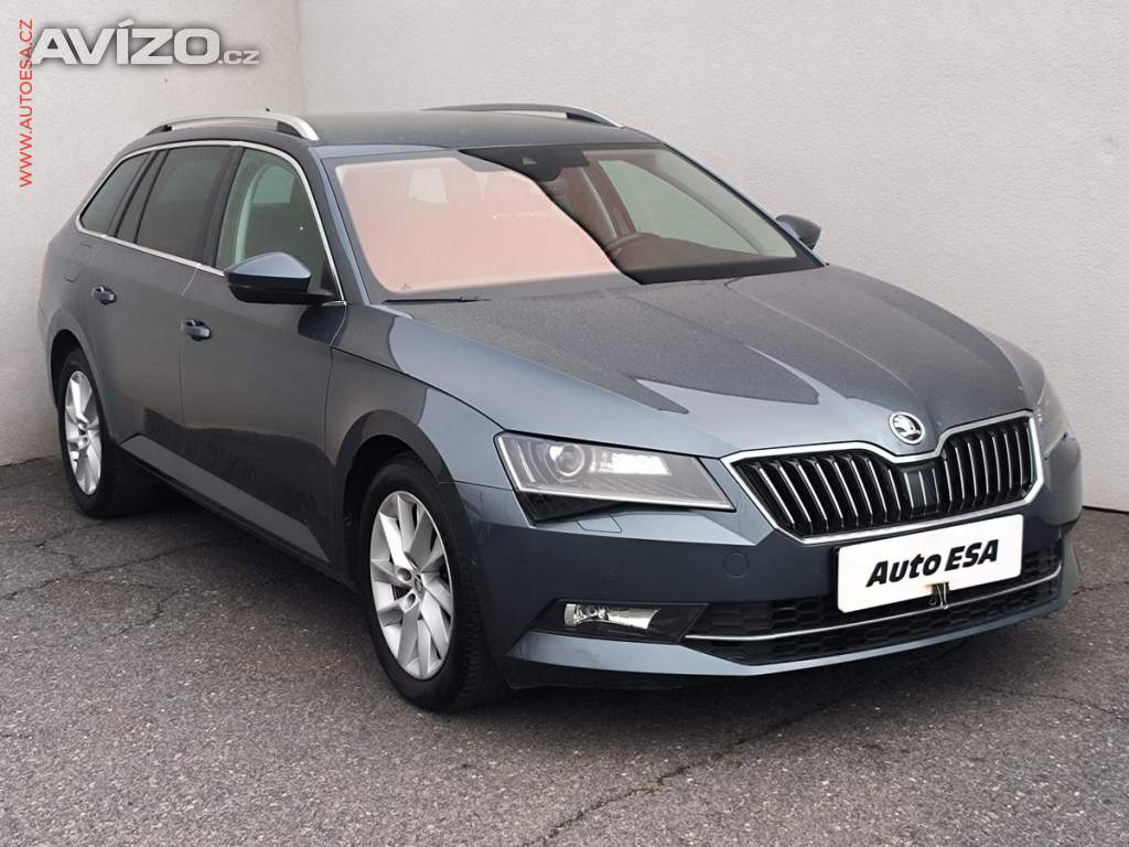 Škoda Superb 1.6 TDi, Style, bixen, kůže