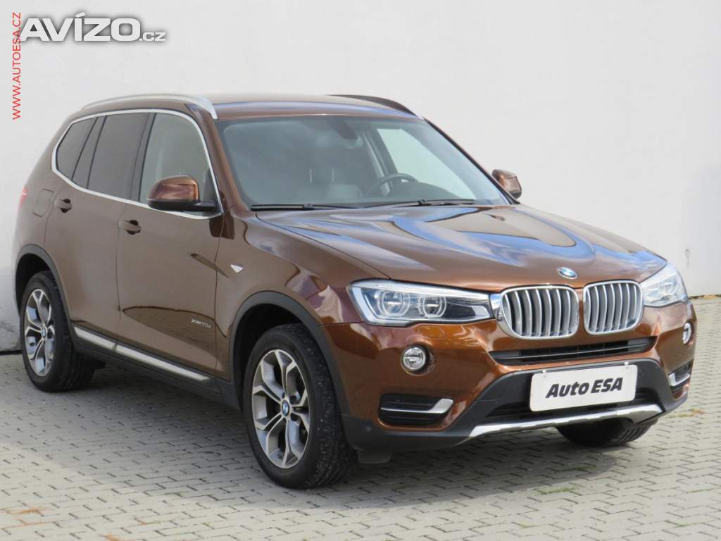 BMW X3 2.0 D 4x4, 1.maj,ČR, AT, LED