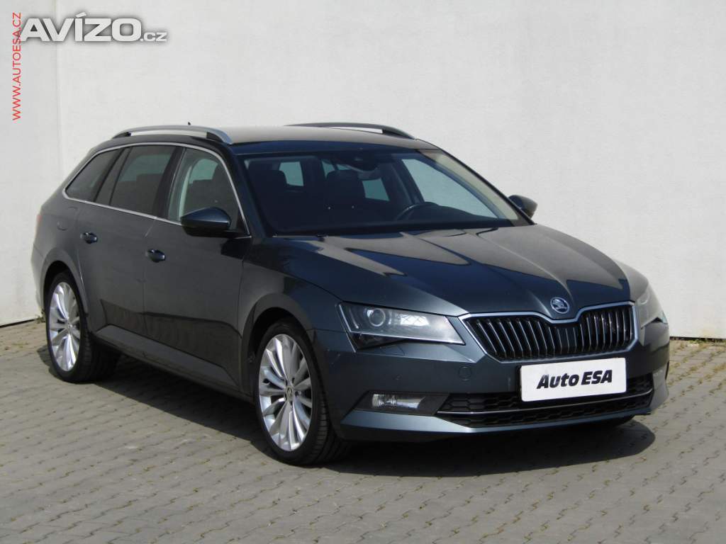 Škoda Superb 2.0 TDi, ČR, DSG, kůže, navi