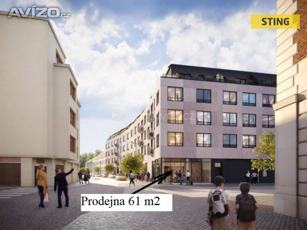 Prodej, prodejny, 61 m2