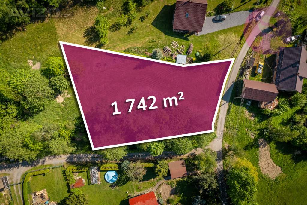 Prodej stavebního pozemku 1742 m² - Čeladná, okres Frýdek-Místek