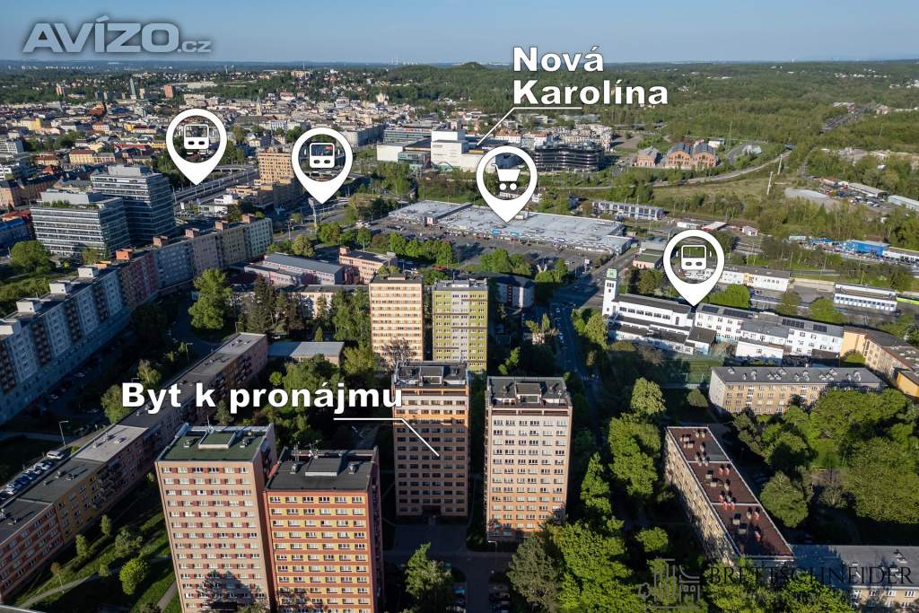 Pronájem bytu 2+1 po rekonstrukci, 54 m2 - Ostrava - Moravská Ostrava