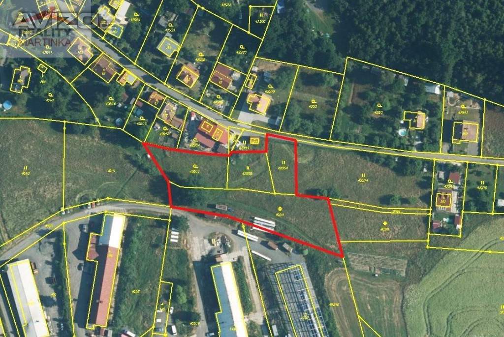 Prodej stavebního pozemku 4.029 m2 Valašské Meziříčí, Bynina