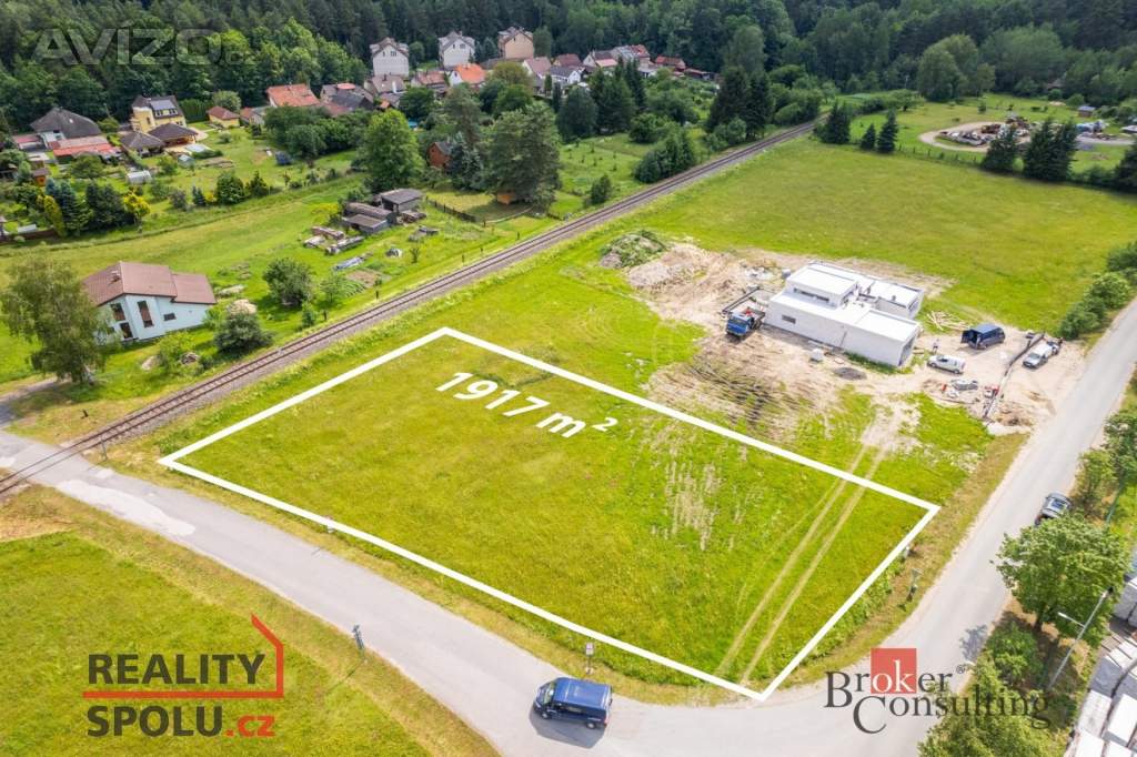 Prodej pozemky pro bydlení, 1 917 m2 - Borohrádek