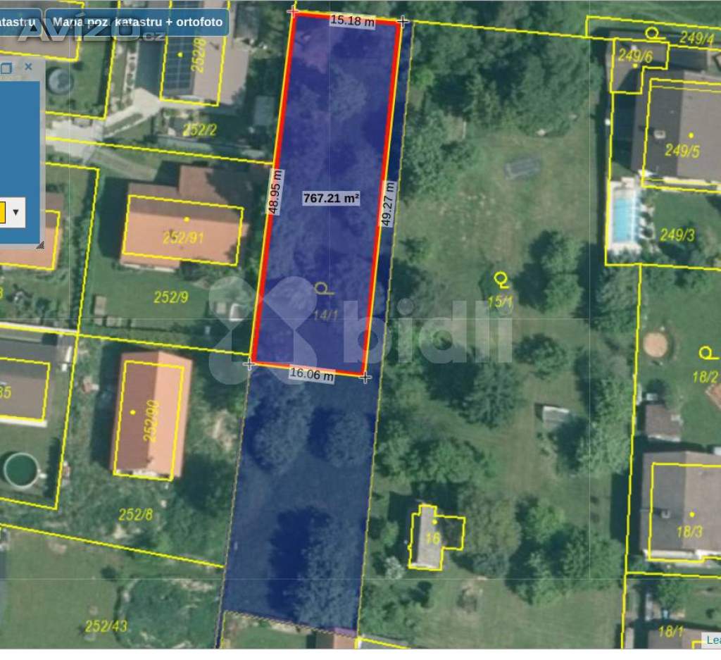 Prodej stavebního pozemku 761 m2, Chlum u Křemže