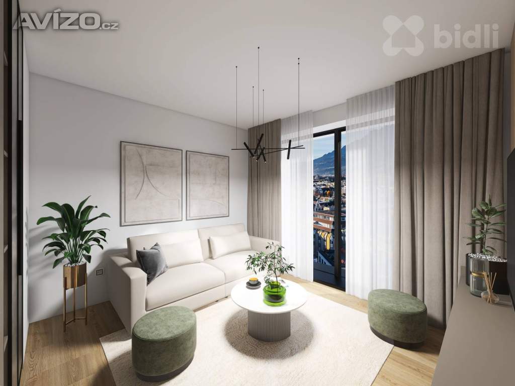 Novostavba bytu 1+kk, 30 m2, Praha Smíchov, OV