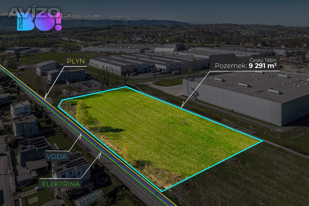 Prodej komerčního pozemku 9 291 m², Český Těšín